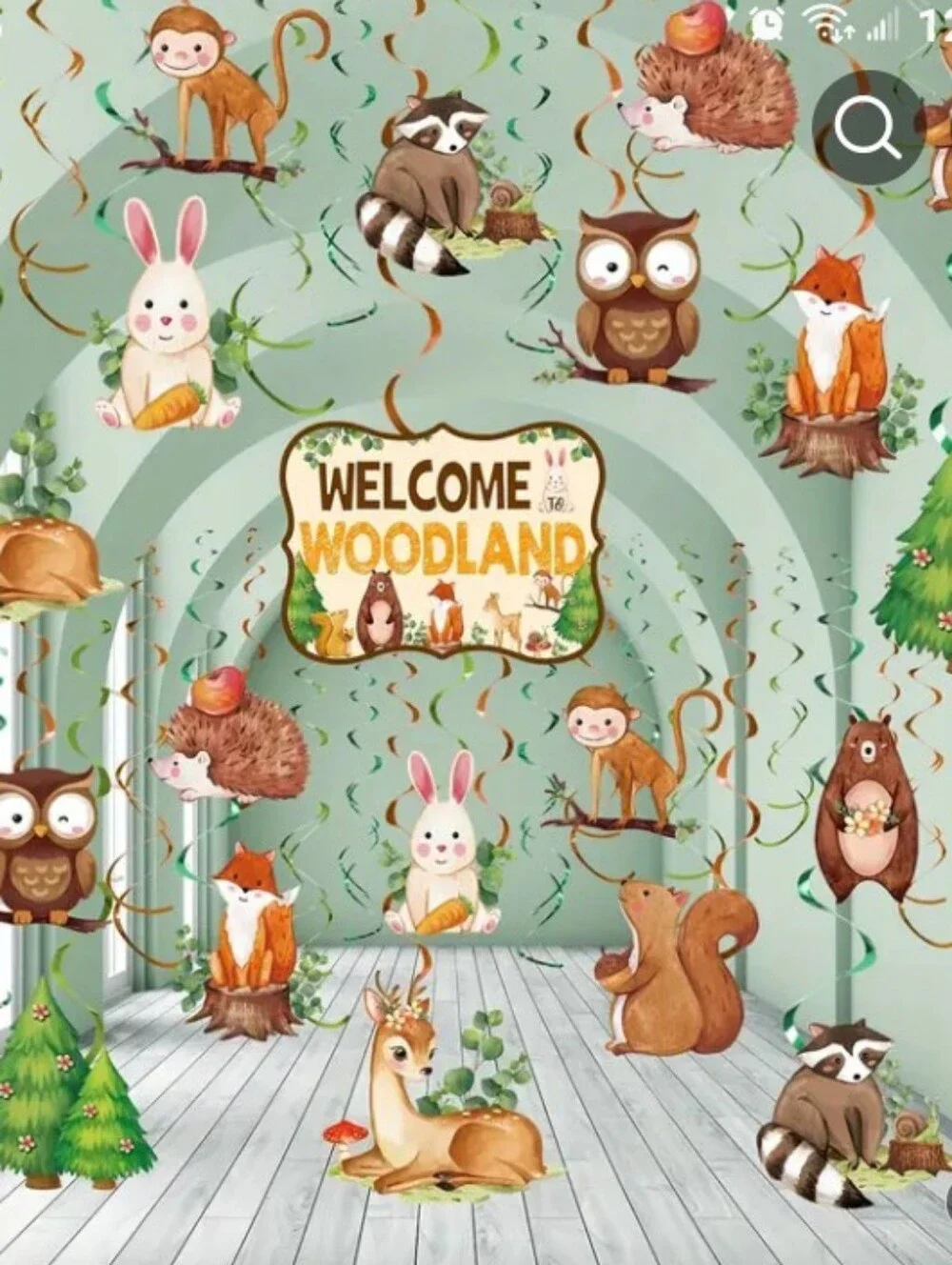 > Woodland Baby Shower Decorations And Games - Picture 13 of 17